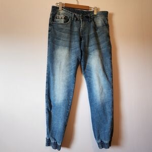 Buffalo David Bitton Live Free Zayne-X Slim Comfort Stretch Denim Joggers Sz 32